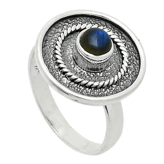 Blue Fire Labradorite - Madagascar Ring size-7.5 R-1439 SDR244341