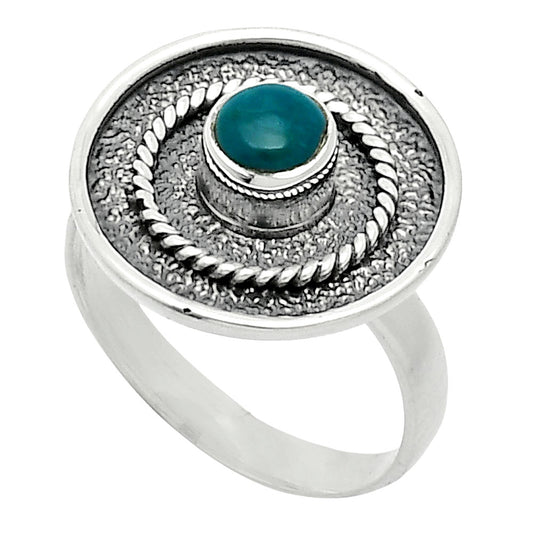 Natural Azurite Chrysocolla Ring size-7 R-1439 SDR244353