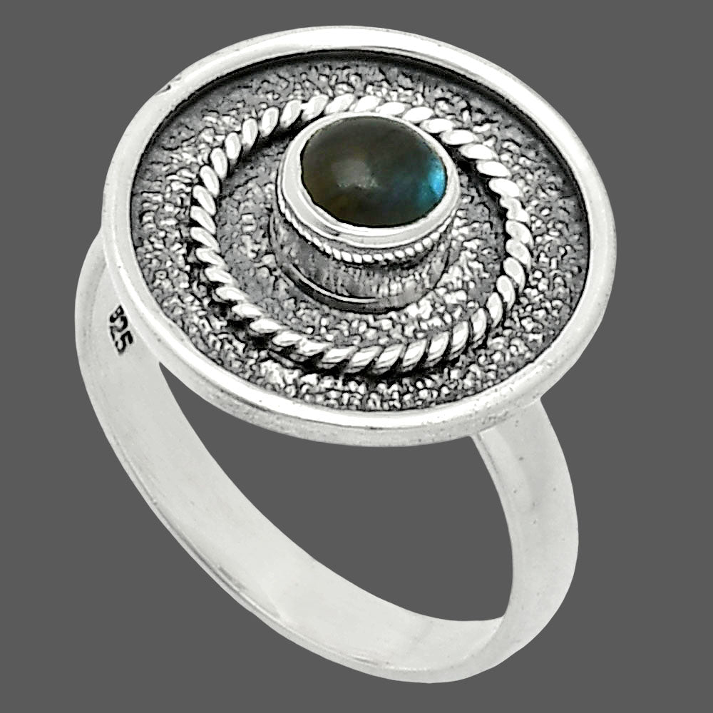 Blue Labradorite - Madagascar Ring size-8 R-1439 SDR244369