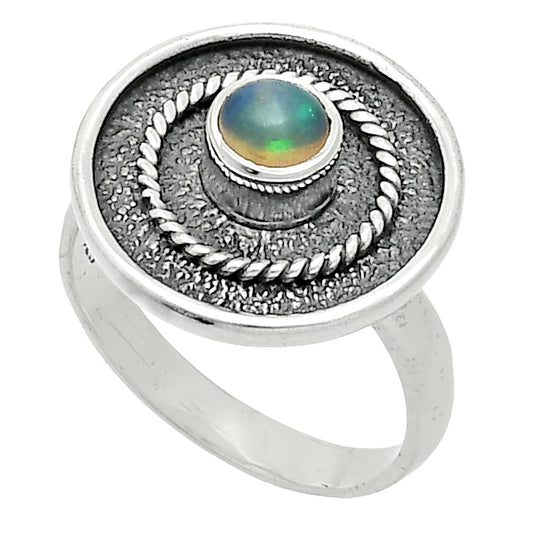 Natural Ethiopian Opal Ring size-7 R-1439 SDR244378