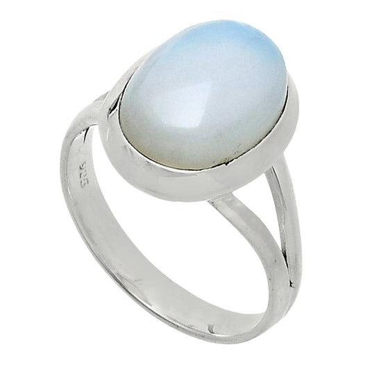 Natural White Opal Ring size-8 R-1005 SDR244439