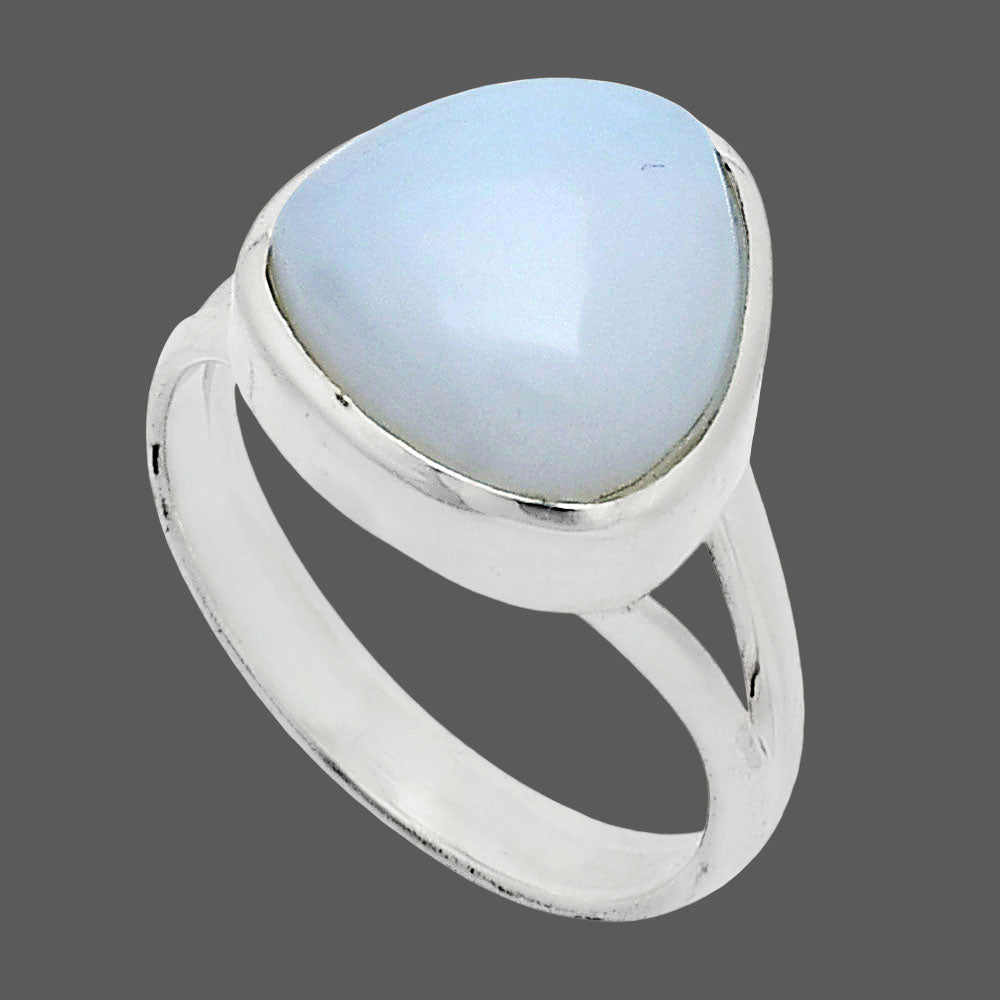 Natural White Opal Ring size-8 R-1005 SDR244492