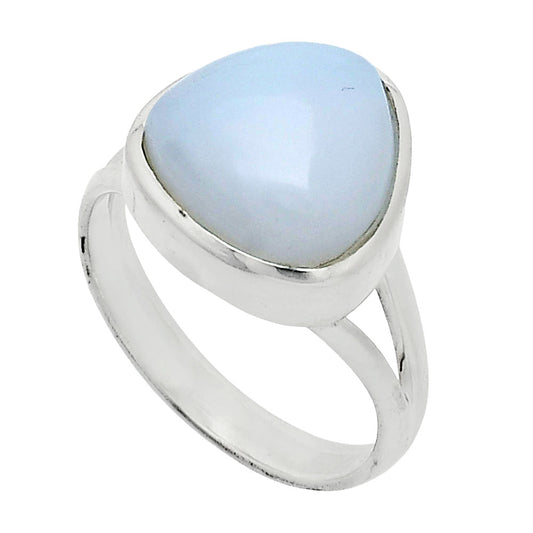 Natural White Opal Ring size-8 R-1005 SDR244492
