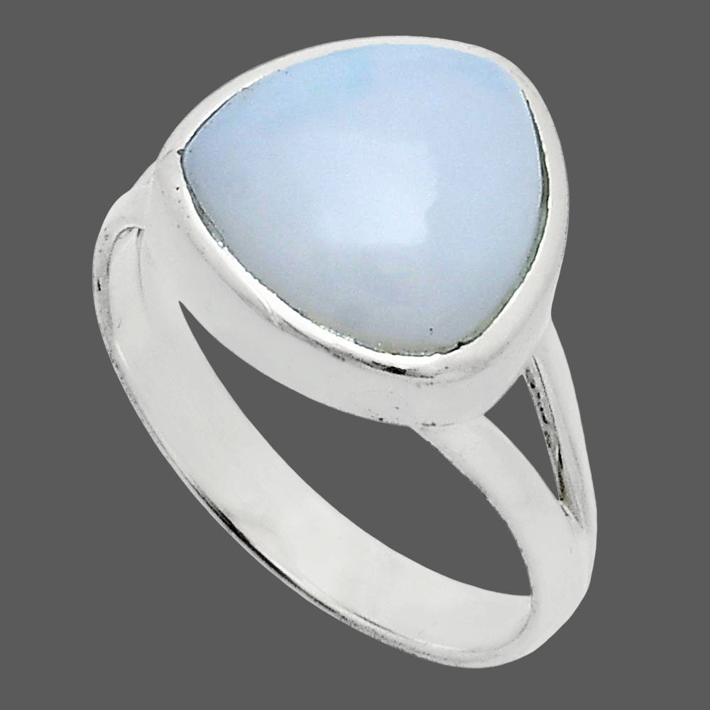 Natural White Opal Ring size-9 R-1005 SDR244493