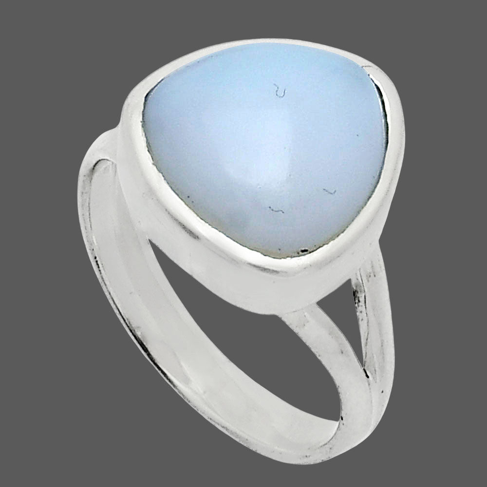 Natural White Opal Ring size-7 R-1005 SDR244494
