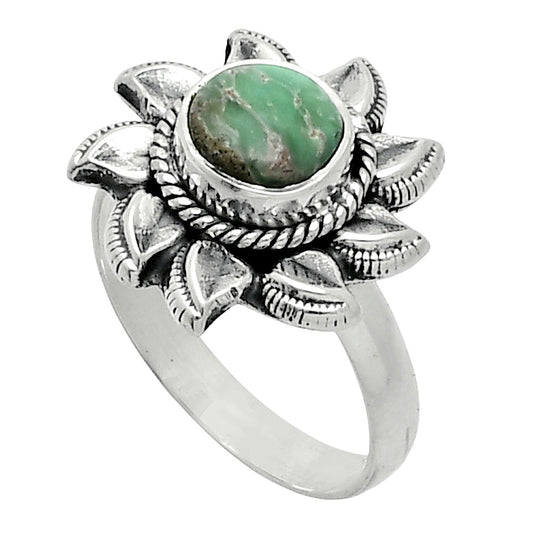 Sun - Natural Utah Variscite Ring size-7 R-1617 SDR244751
