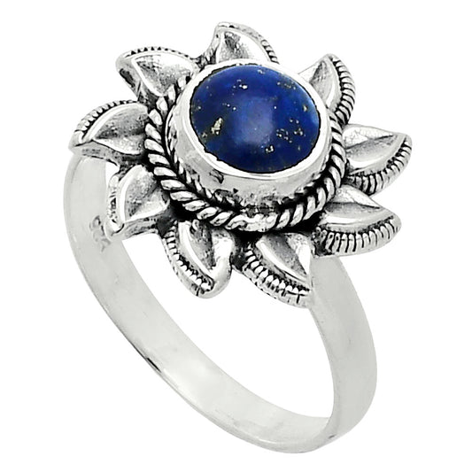 Sun - Lapis Lazuli - Afghanistan Ring size-8 R-1617 SDR244758