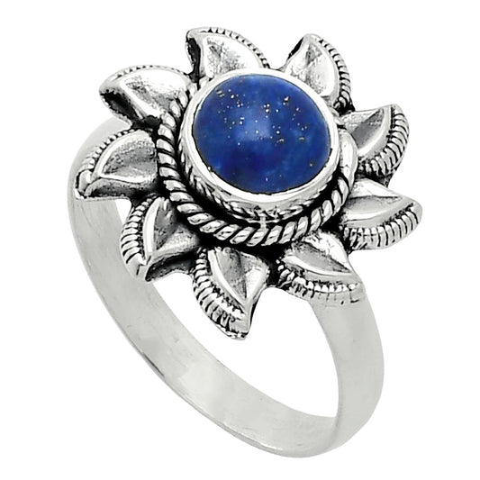 Sun - Lapis Lazuli - Afghanistan Ring size-8 R-1617 SDR244764