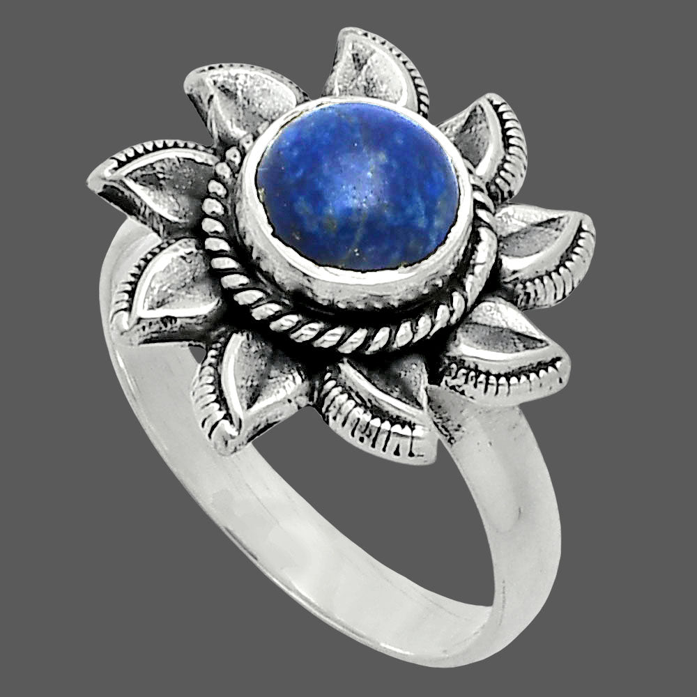 Sun - Lapis Lazuli - Afghanistan Ring size-7 R-1617 SDR244795