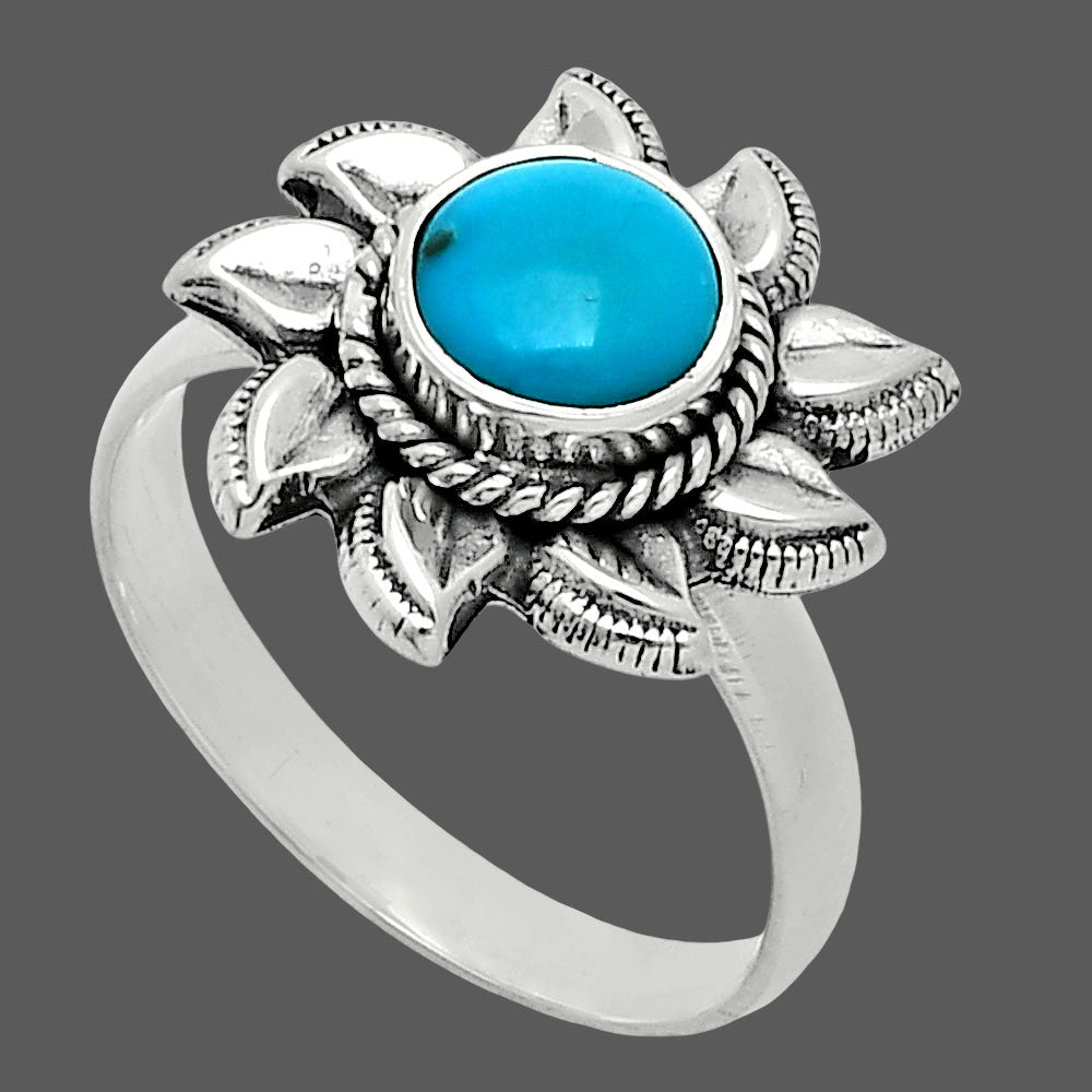 Sun - Sleeping Beauty Turquoise Ring size-8 R-1617 SDR244801