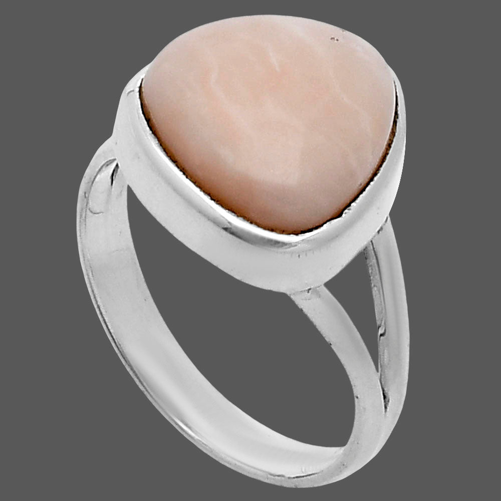 Natural Pink Opal - Australia Ring size-8 R-1002 SDR244826