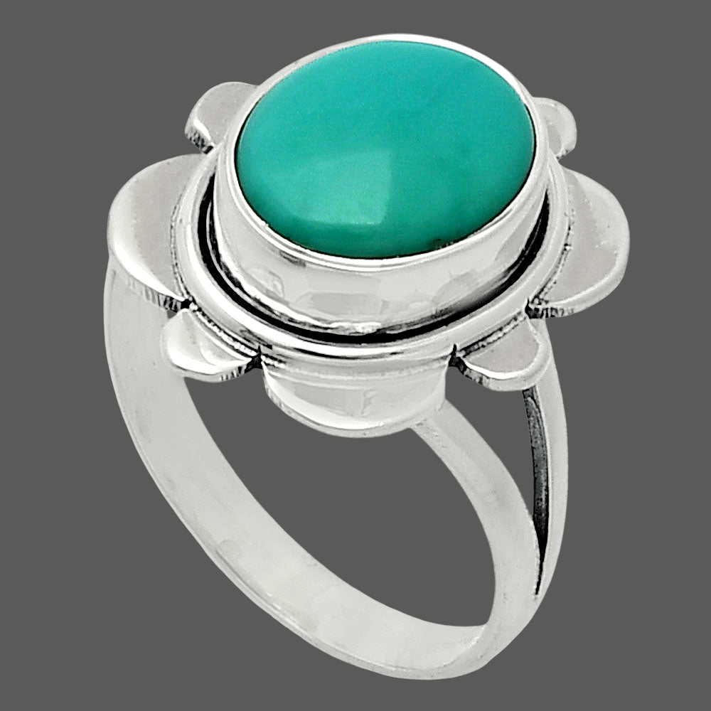 Natural Turquoise Nevada Aztec Mt Ring size-8 R-1342 SDR245046