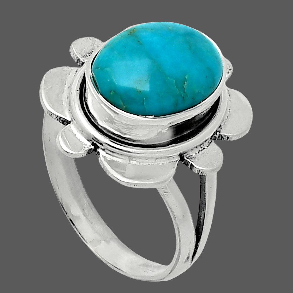 Natural Turquoise Nevada Aztec Mt Ring size-7 R-1342 SDR245056