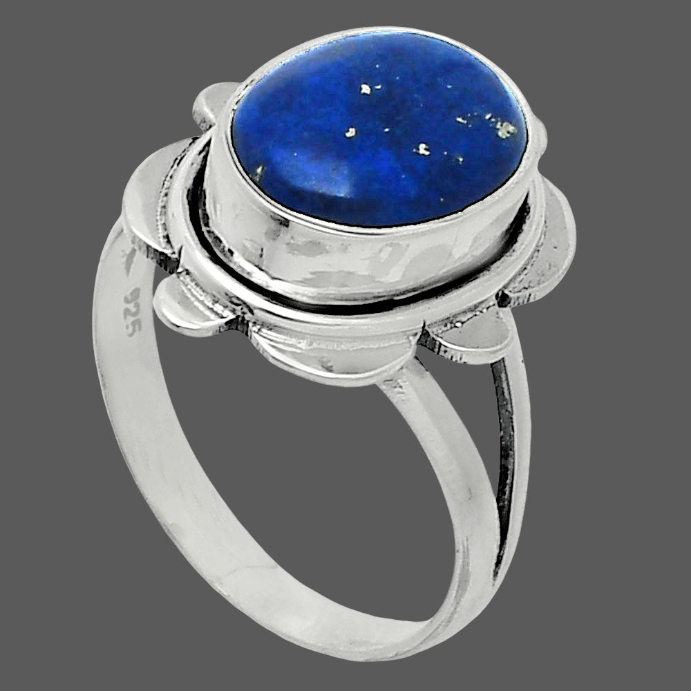 Natural Lapis Lazuli - Afghanistan Ring size-7.5 R-1342 SDR245058