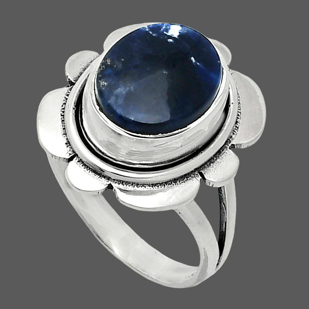 Natural Sodalite Ring size-7 R-1342 SDR245078