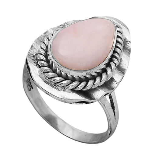Natural Pink Opal - Australia Ring size-7 R-1212 SDR245514