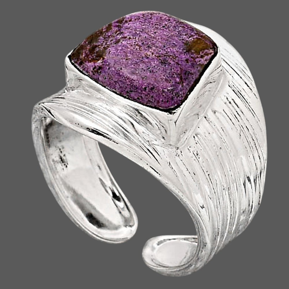 Natural Purpurite - South Africa Ring size-9 R-1378 SDR245553
