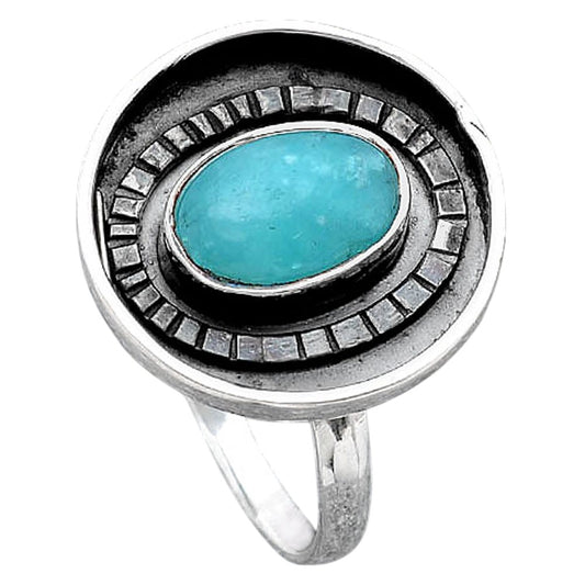 Natural Paraiba Amazonite Ring size-9.5 R-1080 SDR245593