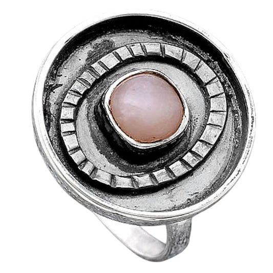 Natural Pink Opal Ring size-8 R-1080 SDR245610