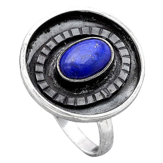 Natural Lapis Ring size-8 R-1080 SDR245637