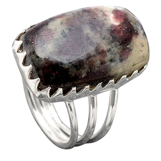 Natural Russian Eudialyte Ring size-7.5 R-1210 SDR245754