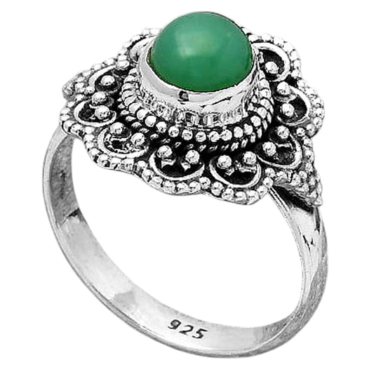 Natural Chrysoprase - Australia Ring size-8 R-1337 SDR245774