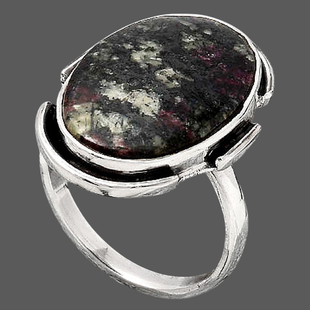 Natural Russian Eudialyte Ring size-8 R-1211 SDR245804