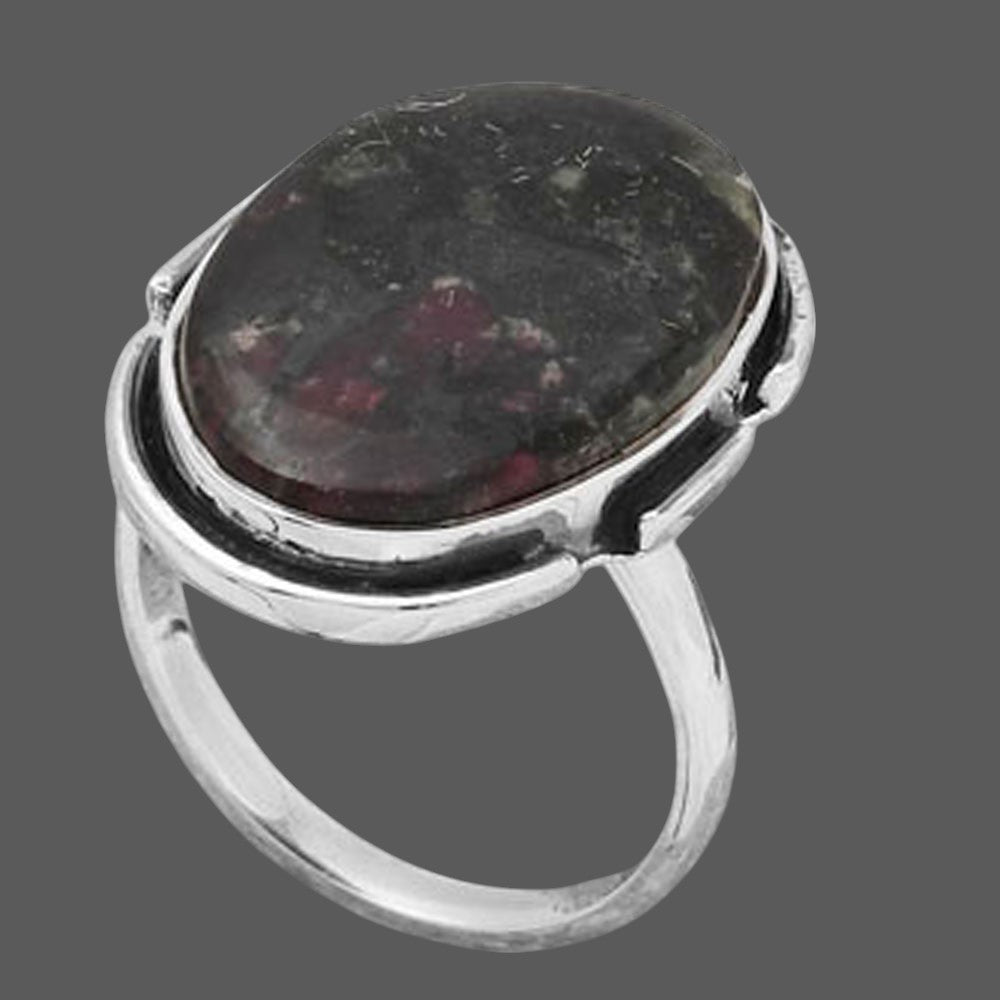 Natural Russian Eudialyte Ring size-7.5 R-1211 SDR245822