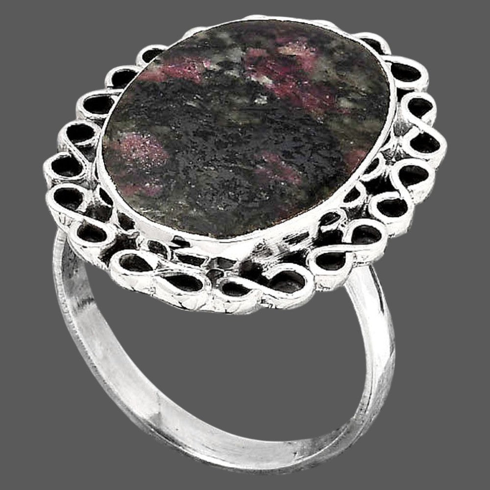 Natural Russian Eudialyte Ring size-8 R-1164 SDR245861