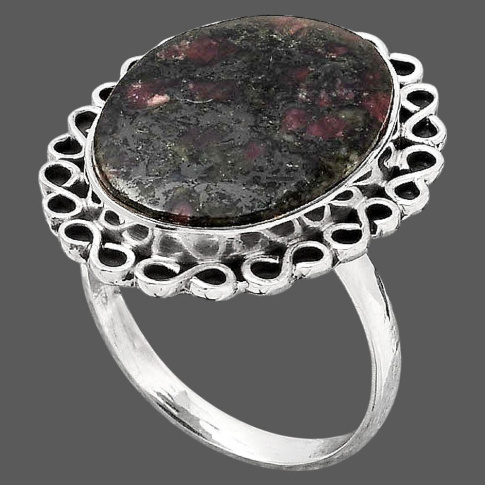 Natural Russian Eudialyte Ring size-9.5 R-1164 SDR245868