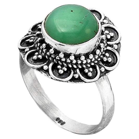 Natural Chrysoprase - Australia Ring size-7.5 R-1256 SDR245870