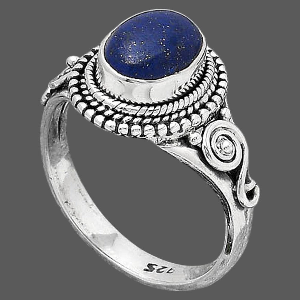 Natural Lapis - Afghanistan Ring size-7.5 R-1238 SDR245886
