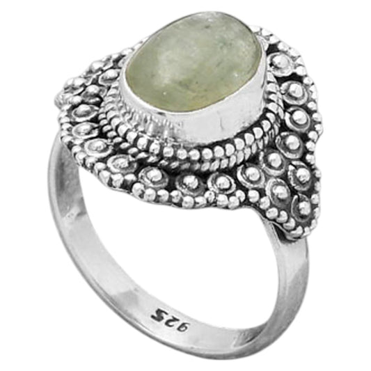 Natural Green Kyanite Cab - India Ring size-7.5 R-1124 SDR245901