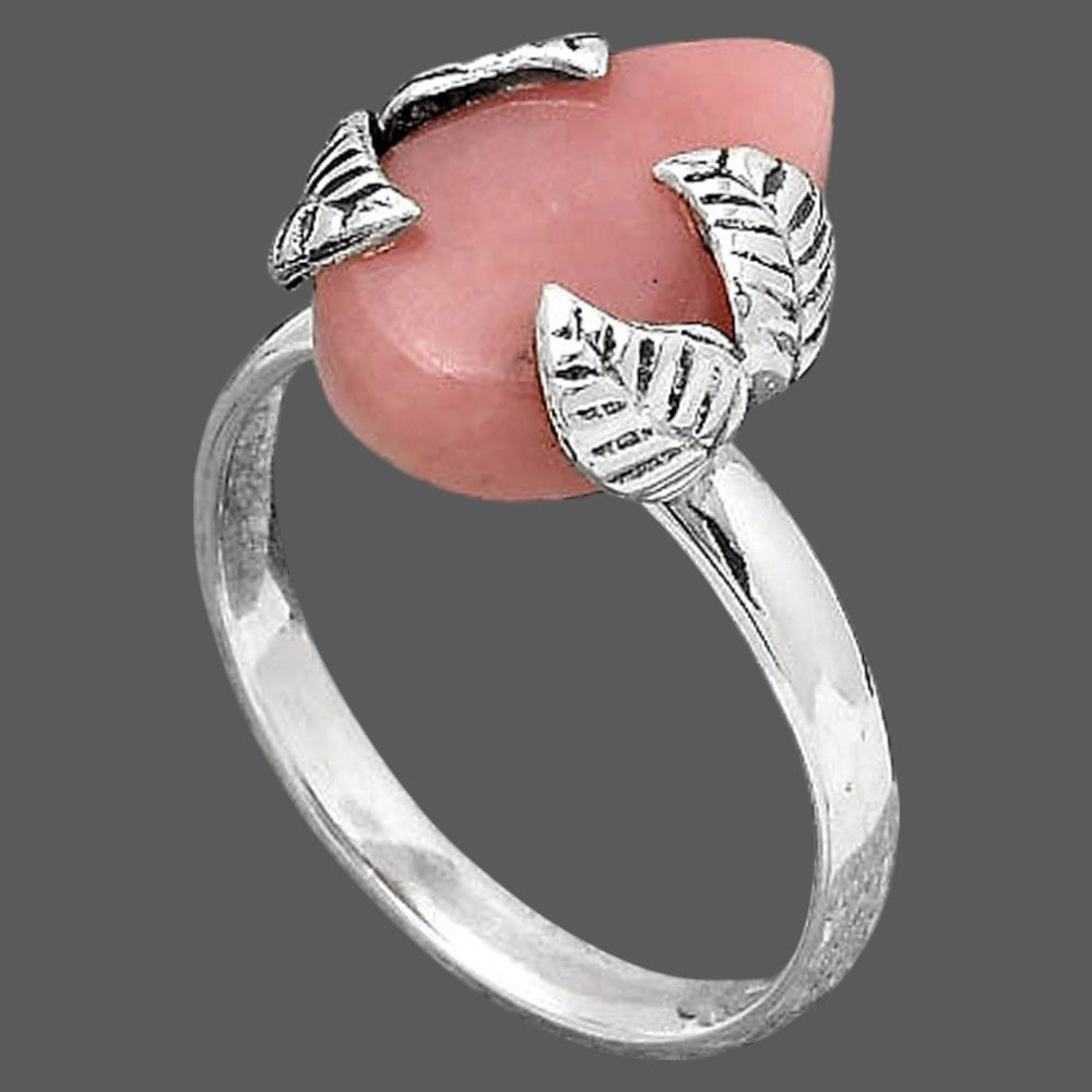 Natural Guava Quartz - Brazil Ring size-8 R-1354 SDR245906