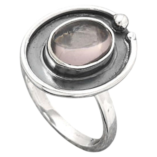 Natural Rose Quartz - Madagascar Ring size-7 R-1168 SDR245934