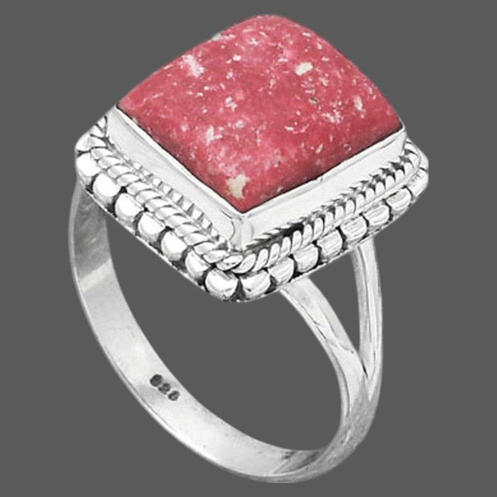 Natural Pink Thulite - Norway Ring size-8 R-1393 SDR245938