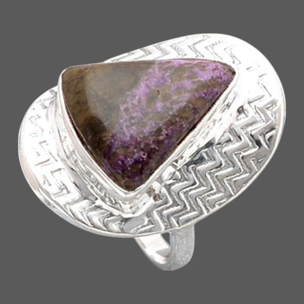 Natural Purpurite - South Africa Ring size-7 R-1376 SDR246028
