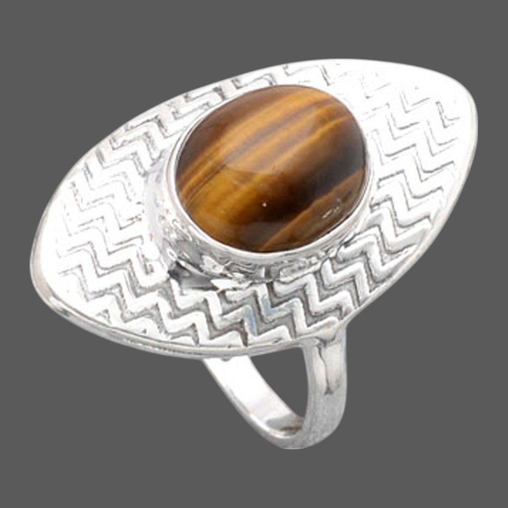 Natural Tiger Eye - Africa Ring size-9 R-1376 SDR246029