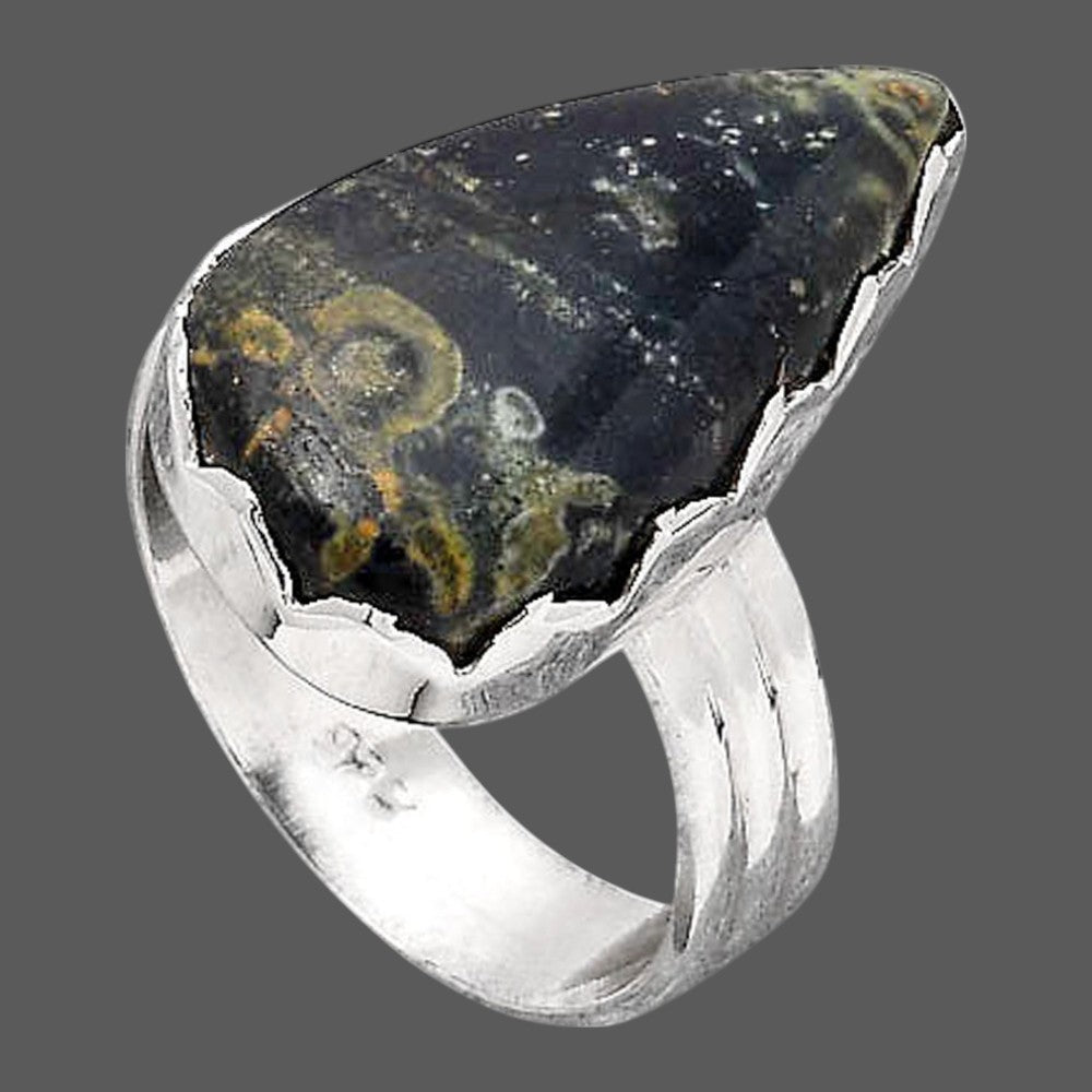 Natural Star Galaxy Jasper Ring size-8 R-1338 SDR246113