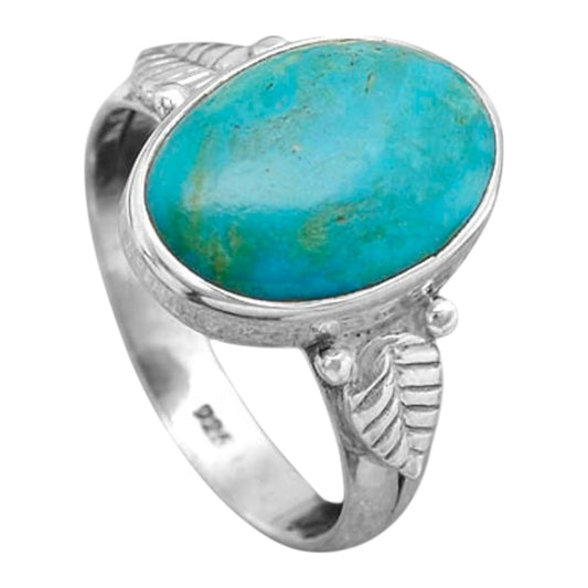 Leaf - Natural Peruvian Opalina Ring size-7 R-1261 SDR246122