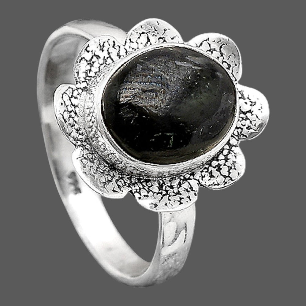 Natural Nuummite Ring size-9.5 R-1241 SDR246191