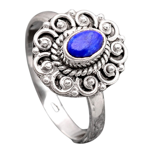 Natural Lapis - Afghanistan Ring size-8 R-1563 SDR246196