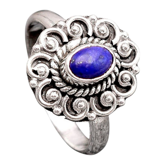 Natural Lapis - Afghanistan Ring size-7 R-1563 SDR246198