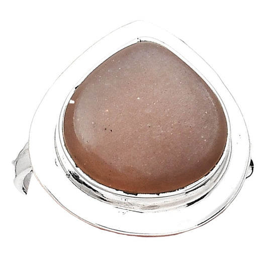 Natural Peach Moonstone Ring size-8 R-1082 SDR246237