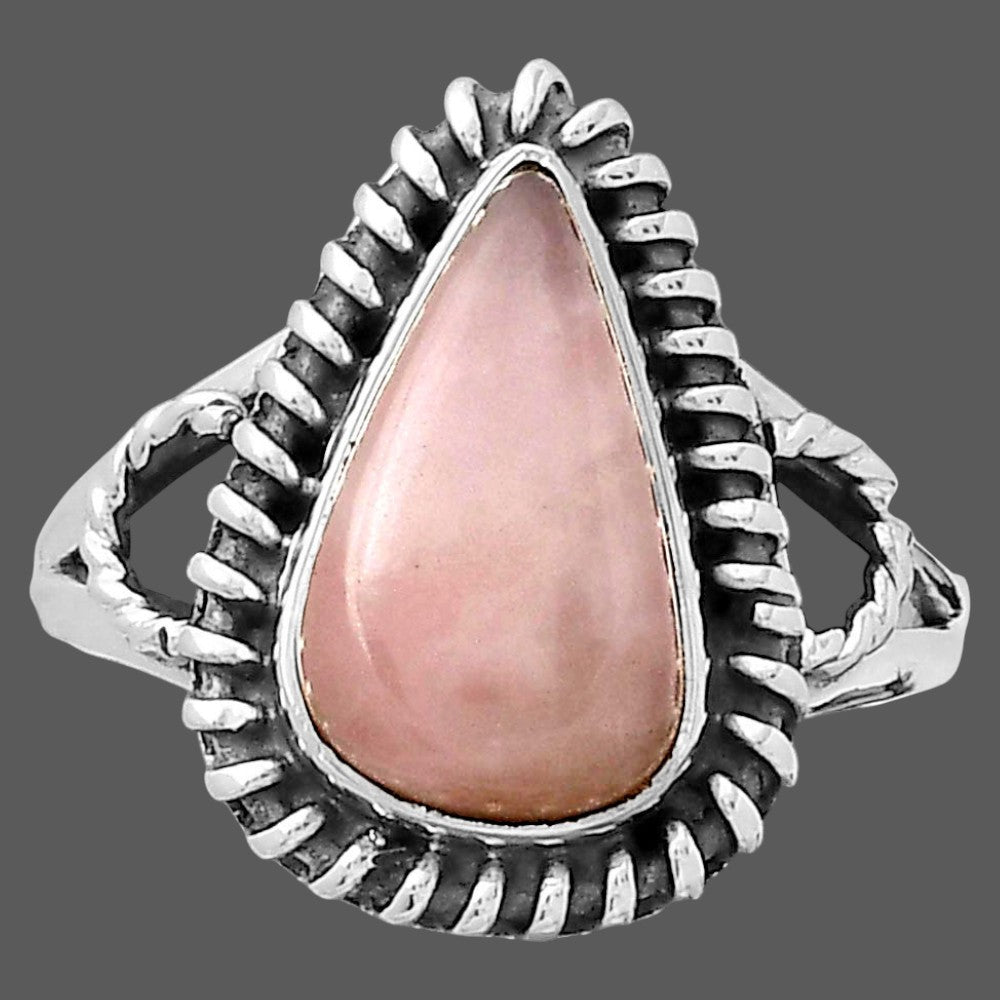 Natural Guava Quartz - Brazil Ring size-7 R-1279 SDR246307