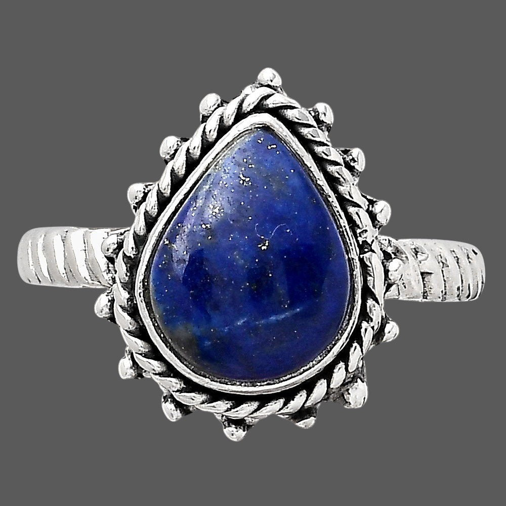 Natural Lapis - Afghanistan Ring size-7.5 R-1332 SDR246345