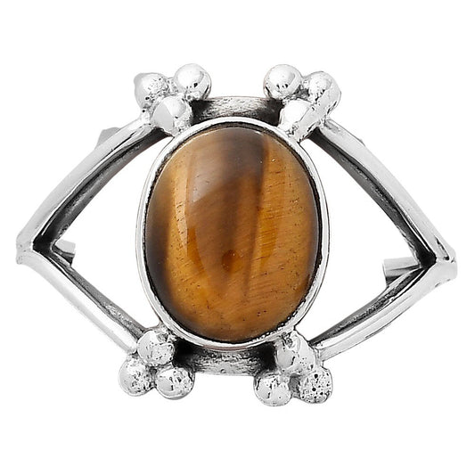 Natural Tiger Eye - Africa Ring size-8 R-1246 SDR246354