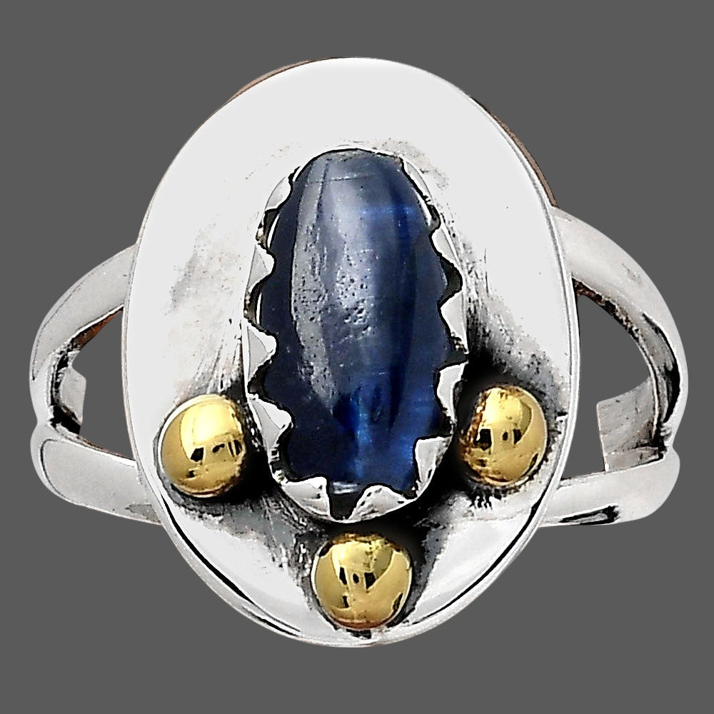 Natural Blue Kyanite - Brazil Ring size-7.5 R-1503 SDR246362