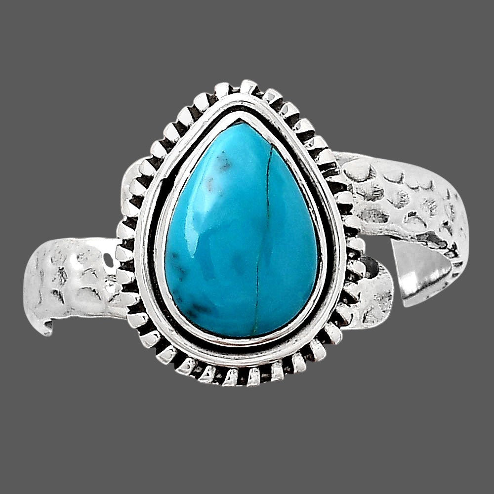 Adjustable Natural Peruvian Opalina Ring size-8 R-1627 SDR246377