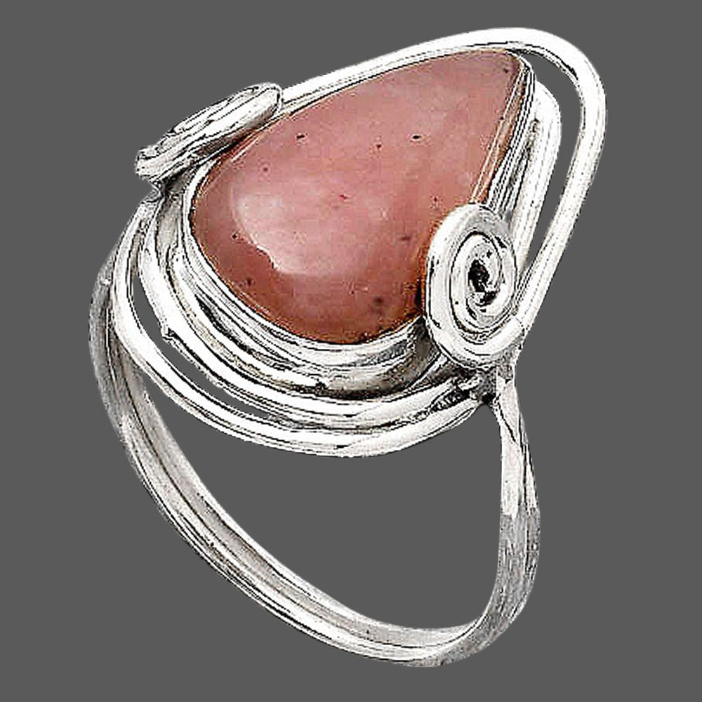 Natural Guava Quartz - Brazil Ring size-8 R-1451 SDR246440